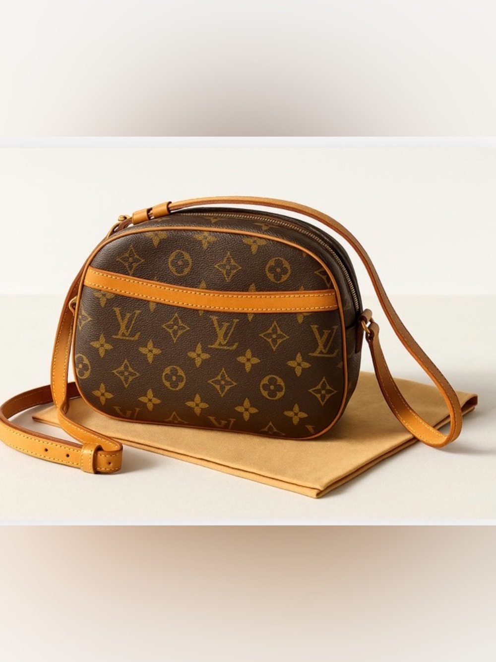 Louis Vuitton Brown Monogram Blois Shoulder / Crossbody Bag